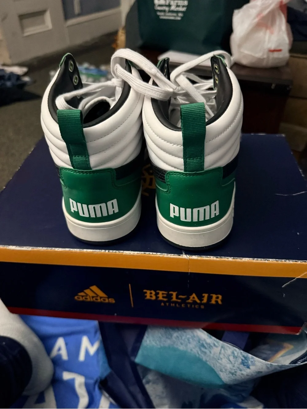 PUMA Men's Dribble Mid Sneakers